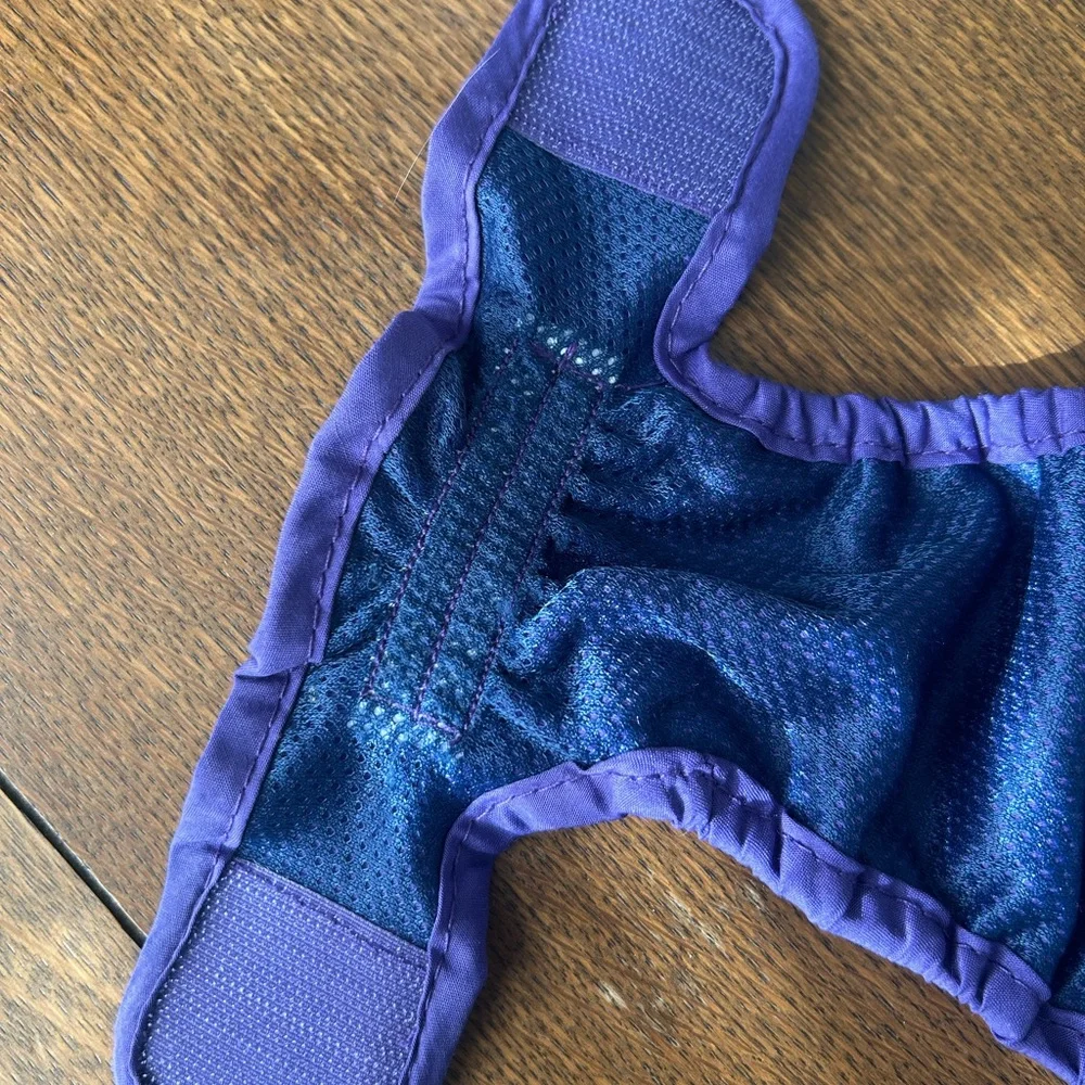 Purple Reusable Dog Diaper | Size Small | Female | Cloth | Tail Hole